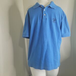 Beverly Hills Polo Club Small modern fit polo blue collar short sleeve button